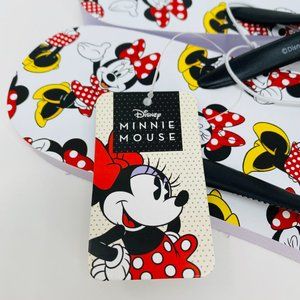 Disney Minnie Mouse Flip Flop Sandals 7/8